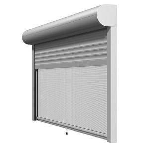 Rollladen mit integriertem Insektenschutz
