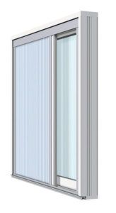 Insektenschutz - Quer verschiebbares Plissee, Illustration